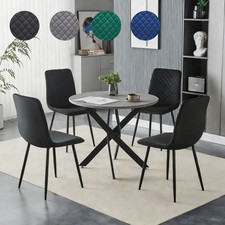 Round Dining Table and 4