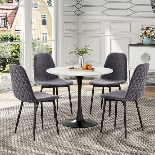 Dining table set round - set,