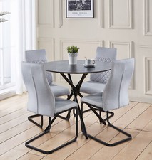 Dining Table Set, Small Round