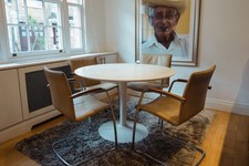 used round kitchen table and 4