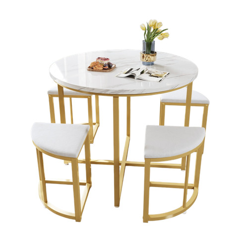 Dining table and chairs set - and,