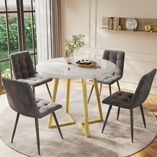 80 cm Round Dining Table + 4