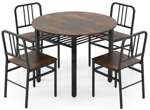 Piece dining table - dining, round