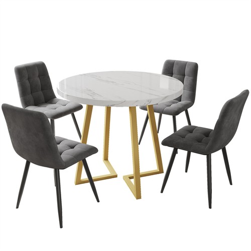 Round dining table - and, chairs