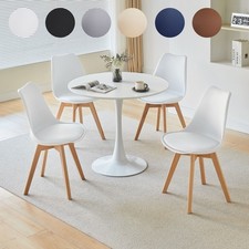 Round Dining Table and 4