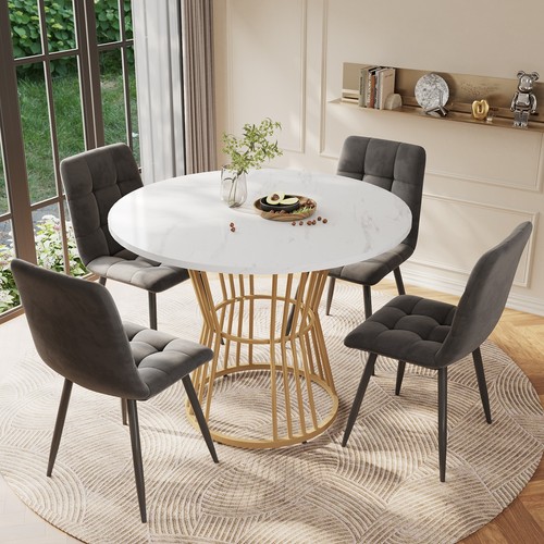 Round dining table - dining, 4