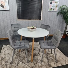 Dining Table Set Of 4 Round