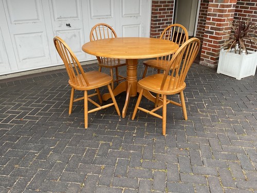 Ikea round wooden - wooden, kitchen
