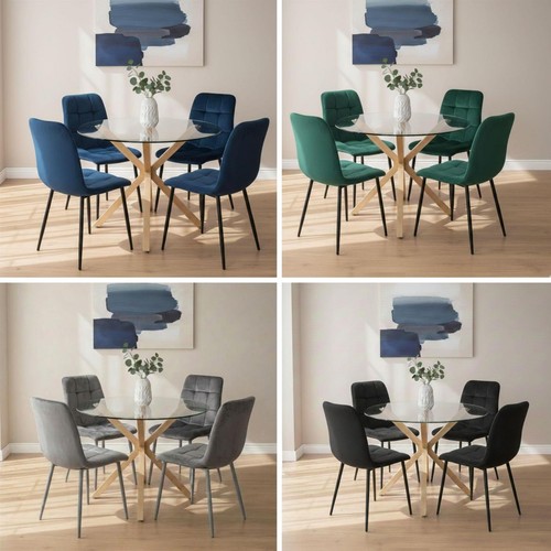 Round dining table - dining, 4